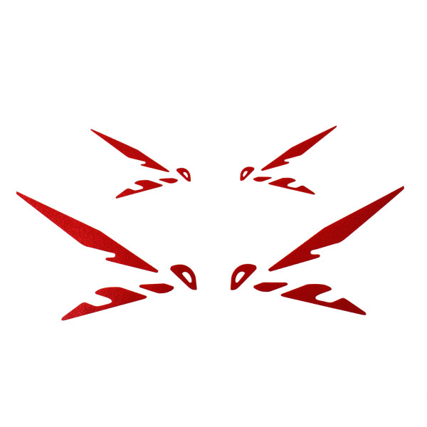 Pyramid Plastics Pyramid decals - hornet logo - set of 4 | red | honda cb750 hornet